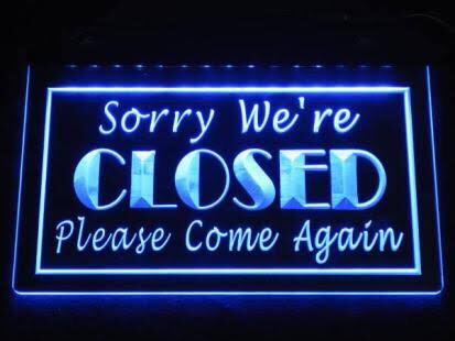 臨時休業のお知らせ